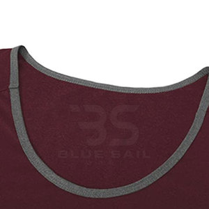 Camiseta atlética clásica para hombre con cuello sin etiqueta y mezcla duradera para uso diario Camiseta sin mangas de entrenamiento - Product Image 4
