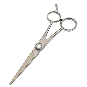 Ciseaux de coiffure professionnels en acier inoxydable pour salon, pliables, à long manche, pour droitiers, hommes et femmes - Product Image 1