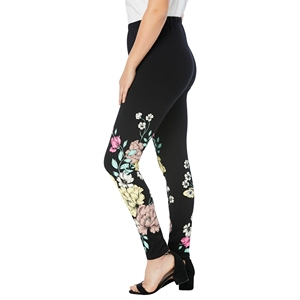 Women's High Waist Elastic Waist Athletic Workout <b>Leggings</b> with Deep <b>Pockets</b> Soft Tummy Control Yoga Pants for Sports Fitness - Product Image 5