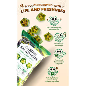 Signature Market Baked Okra Crisp Twists, chips de légumes savoureuses et croustillantes, et bouchées de salade, 55g, collations nutritives à base de légumes - Product Image 5