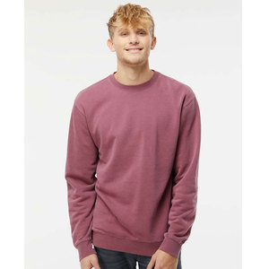 Sweat-shirt à col ras du cou personnalisé pour hommes Sweat-shirt à col ras du cou en polaire vierge délavé vintage - Product Image 4