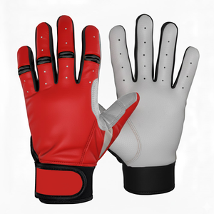 Gants de frappe de baseball professionnels personnalisés en gros, OEM, poignée en cuir de vache antidérapante pour joueurs adultes et jeunes - Product Image 6