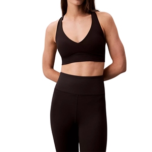 Sujetador Deportivo para Mujer Talla Grande con Escote Profundo en V y Espalda Cruzada, Tirantes Ajustables, Soporte Medio, para Gimnasio, Correr, Yoga, Antigolpes - Product Image 5