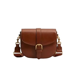 Sac à bandoulière en cuir véritable de qualité supérieure pour femme, léger, avec fermeture éclair, design tendance, en promotion - Product Image 1