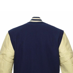 High Quality Custom Logo Men Letterman Jackets with Stand Collar Front Position - Product Image 6