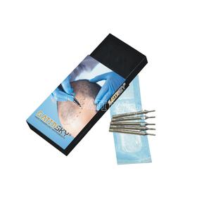 Poinçon de greffe de cheveux Satinsky 1,0 mm, outil d'extraction FUE manuel, 10 pièces, acier inoxydable, qualité supérieure, certifié CE - Product Image 2