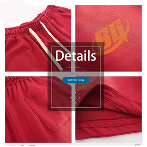 Shorts lavés à l'acide vintage imprimés sur mesure Street Wear conception d'impression de lettres produit durable et écologique shorts lavés à l'acide - Product Image 4