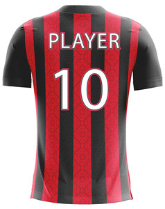 เสื้อ100% โพลีเอสเตอร์ออกแบบโลโก้ได้ตามต้องการเสื้อฟุตบอลผ้านุ่มพิมพ์ลายสำหรับผู้ใหญ่ชุดวอร์มสำหรับคลับ - Product Image 3