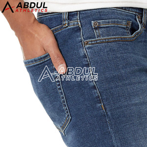 Shorts en jean pour hommes sur mesure, entraînement, nouveau design, shorts en jean en coton pour hommes - Product Image 6