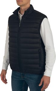 Chaleco acolchado para hombre, paquete alternativo resistente al agua, prendas de vestir exteriores, bolsillos con cremallera, capa cálida y versátil - Product Image 2