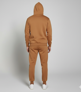 Survêtement unisexe personnalisé | Ensemble de survêtement à capuche solide à la mode | 100% coton antibactérien respirant tissu lourd hiver - Product Image 2