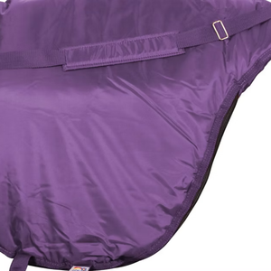 Sac de transport de selle anglais robuste avec côtés rembourrés et poignées robustes assurant un voyage et un rangement sûrs pour les selles - Product Image 6