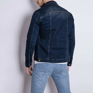 Chaquetas Vaqueras para Hombre, Corte Ajustado, Estilo Vintage, Desgastadas, Casuales, Azul, Negro, Gris, Talla Grande, Ligeras, Modernas, Cómodas, para Uso Diario - Product Image 4