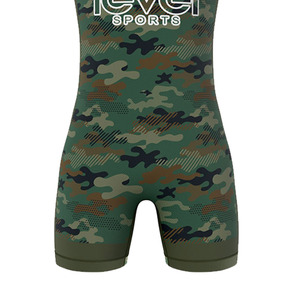 Hot Selling New Design Wrestling Singlet <b>Digital</b> Custom Logo Printing Wrestling Gear Singlet - Product Image 5