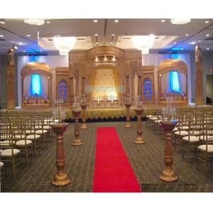 Conjunto de Mandap para Boda con Temática Marroquí, Estilo Tradicional Indio, Mandap para Boda Grande, Conjunto de Mandap Árabe para Boda, Suiza - Product Image 1