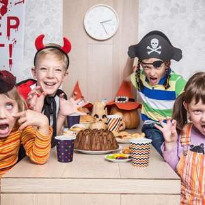 Gobelets en papier biodégradables pour Halloween, lot de 8 oz, gobelets à café jetables en forme de citrouille, assortiment de fêtes, boissons froides, café, thé - Product Image 1