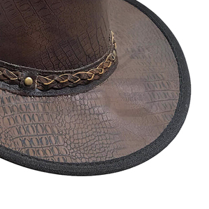 หมวกคาวบอยสไตล์ตะวันตก โพลีเอสเตอร์ 100% คุณภาพสูง ดีไซน์ยูนิเซ็กซ์ ออกแบบเองได้ เหมาะสำหรับการเดินทาง ตกปลา กิจกรรมกลางแจ้ง ลำลอง รุ่นใหม่ล่าสุด ปี 2025 - Product Image 4