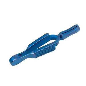 SERREFINE Instrumento oftálmico de mandíbula recta de titanio de 10mm Fuente de alimentación manual de alta calidad Aprobado por CE para uso hospitalario - Product Image 1