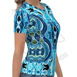 Ropa al por mayor Camiseta personalizada Diseño de impresión con diseño personalizado Camisetas de mujer Impresión personalizada - Product Image 4