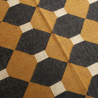 Beste Qualität 100% Wolle Jute Kelim Teppiche Luxus bestickte geometrische Vintage Blumenmuster Teppich Home Living Küche Auto 3D