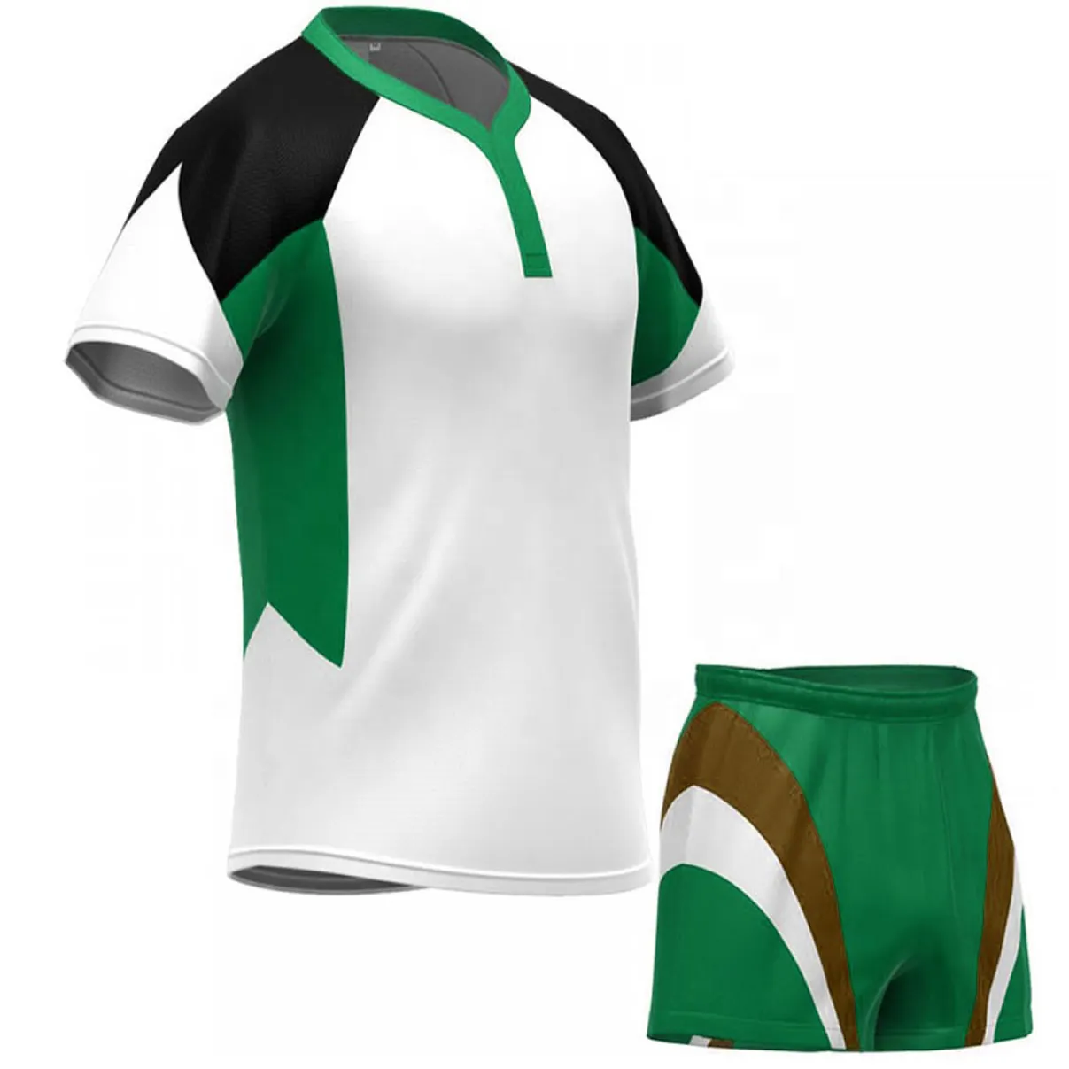 Custom Design Ademend Goede Prijs Rugby Uniform Beste Design Uniformen Sport 100% Polyester Rugby Jersey Rugby