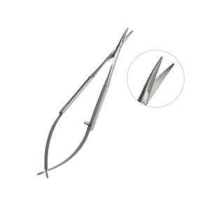 Tijeras Corneales Castroviejo para Instrumentos Médicos, Instrumentos Quirúrgicos de Acero Inoxidable de Alta Calidad para Uso Hospitalario, con Certificación CE - Product Image 6