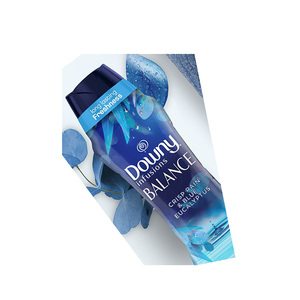 Downy Infusions In-Wash Laundry Scent Booster <b>Beads</b>, BALANCE, Crisp Rain and <b>Blue</b> Eucalyptus, 24 oz - Product Image 6