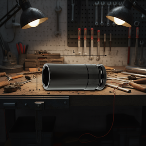 Long 1'' <b>Impact</b> Hexagonal <b>Sockets</b> with Thin Walls Pneumatic Tools Accessories and Parts Made in USAG - Product Image 3