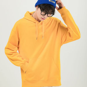 Sudadera con capucha Unisex de invierno de Hip Hop de gran tamaño 100% algodón varios colores impresión Digital diseño de hombro caído para hombres - Product Image 3