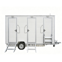 Toilettes mobiles portables de style contemporain, légères, compactes, pratiques, hygiéniques et économiques pour les chantiers de construction