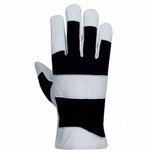 Gants de travail en cuir de vachette grainé, protection de sécurité, gants de chauffeur, fonctions anti-coupure et anti-impact, gants polyvalents - Product Image 4