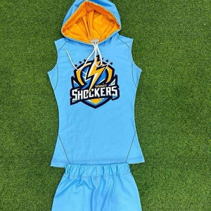 Hooded Compression 7-<b>on</b>-7 Custom Flag Football Jerseys Fully Sublimated Team Uniforms <b>Men</b> Women Breathable Lightweight Moisture - Product Image 6