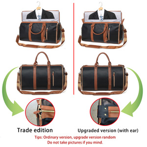 Hot Selling Foldable Suit Travel <strong>Bag</strong> Multifunctional <strong>Storage</strong> <strong>Bag</strong> Large Capacity PU Hand Luggage <strong>Bag</strong> - Product Image 3