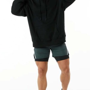 Moda verano Color sólido algodón poliéster pantalones cortos para hombres de alta calidad personalizado transpirable deportes Joggers Fitness hombres pantalones cortos - Product Image 2