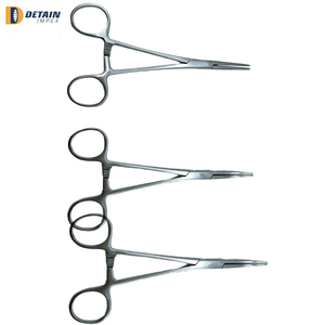 Abrazadera de bloqueo de hemostato recto, pinzas de bucle, herramienta de mano, 12,5, 16, 18cm, pinzas hemostáticas, Kit Sutur, instrumento médico - Product Image 4