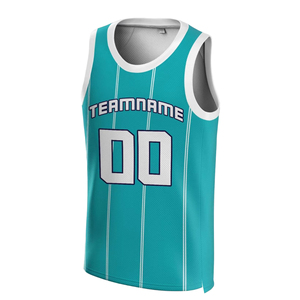 Maillot de basket-ball unisexe de haute qualité 2026 pour équipe, 100 % tissu maillé, sans manches, entièrement sublimé, coupe oversize - Product Image 2