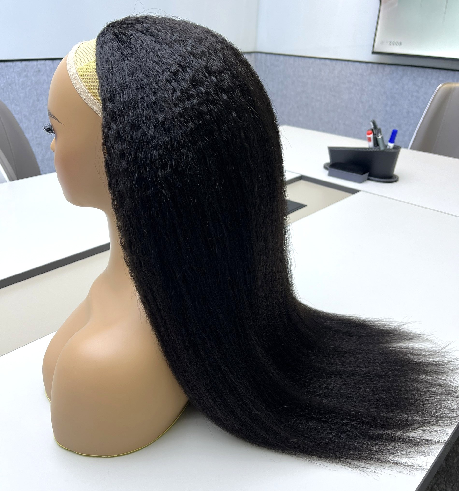 NEW #2 Yaki Straight Lace Front Wig 22” Cassie Italian Yaki Lace Front Wig – Sassy Secret main image 2