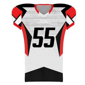 OEM ODM 2025 nouveauté vêtements de sport pour jeunes sublimation personnalisée uniforme de football américain respirant à manches courtes ensemble - Product Image 2