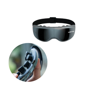 Massage des yeux en gros avec 4 modes de massage Modèle ultra-mince 16 points de vibration et connectivité Bluetooth pour le soulagement de la douleur oculaire - Product Image 1