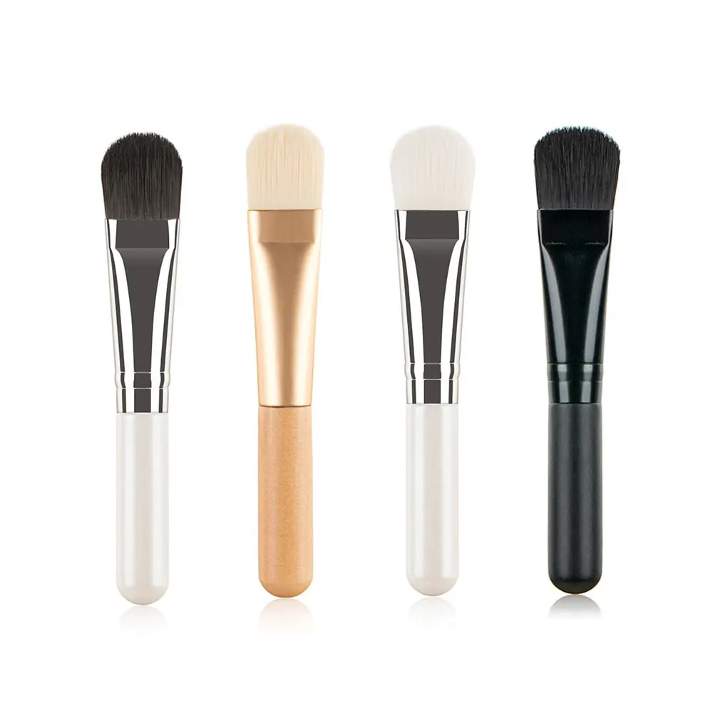 Face Mask Brush Foundation Applicator BB Cream Blender Concealer Brush Flat Soft Hair Skin Care Beauty Cosmetic Makeup Tools