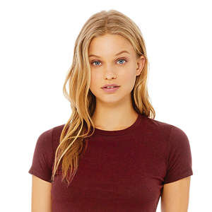 Airlume-Camiseta ajustada para mujer, Camiseta de algodón con diseño de anillo peinado, longitud hasta el cuerpo más larga, 100%, 32, 4,2 oz - Product Image 4