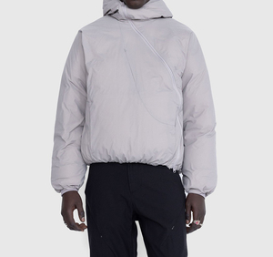 Veste bomber camouflage légère imperméable coupe-vent pour homme sur mesure à capuche matelassée pour la randonnée en plein air - Product Image 6