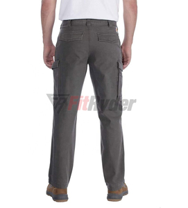 Pantalones Cargo Formales Antiestáticos para Hombre, Precio Económico al por Mayor, Cintura Elástica, Cintura Media, Frente Plisado, Tejido de Punto, Secado Rápido - Product Image 2