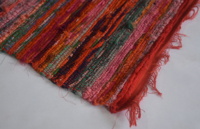 Vente chaude 40 "x 70" Recyclé Chindi Plat Tissage Tapis Pratique Peu Cher pour Prier Décor pour Portes Cuisines Plages