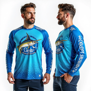 Camiseta de Pesca de Manga Larga para Hombre con Diseño Personalizado, Tela DryFit y Protección Solar UPF 50 para Pesca al Aire Libre - Product Image 4