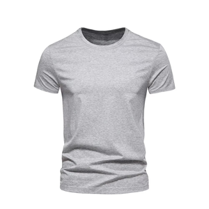 Vêtements en vrac coton t-shirts hommes cinq demi-manches femmes été T-shirt ample à manches courtes décontracté basique chemise O cou - Product Image 6