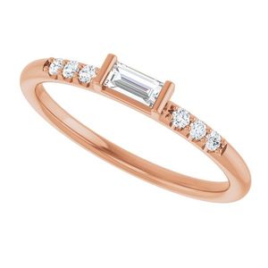 Anillos Apilables con Diamantes Decorativos, Colección de Anillos Apilables Elegantes y con Estilo - Product Image 5