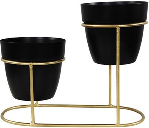 Hermoso nuevo diseño estilo americano 2024 maceta jarrones con soporte de forma redonda para la decoración del hogar - Product Image 2