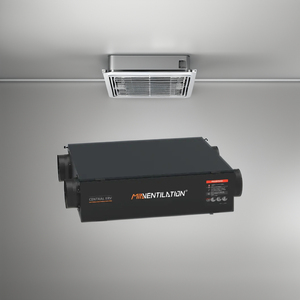 Système ERV 1000m³/h avec <span class=keywords><strong>filtre</strong></span> PSY lavable + <span class=keywords><strong>filtre</strong></span> à charbon pour une respiration sans allergènes dans les chambres, les nurseries et les sous-sols - Product Image 1