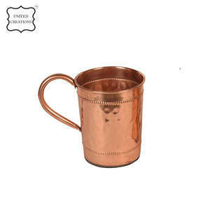 100% tasses en cuivre pur pour Moscou Mule produit en métal fait à la main de haute qualité prix de gros fabrication - Product Image 2